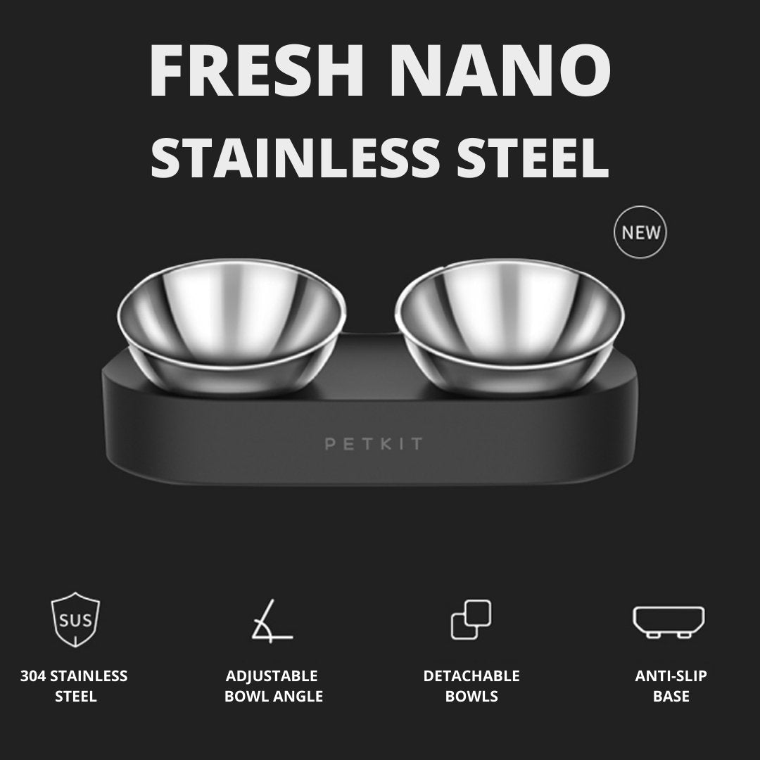 Instachew - PETKIT Fresh Nano Bowl Double Stainless Steel -