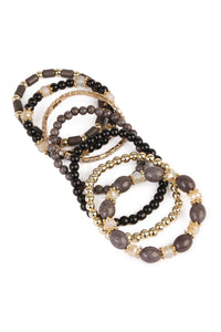 Thumbnail for Riah Fashion -  - Multibead Stackable Bracelet - 7 COLORS -