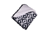 Thumbnail for Moroccan Blue Cotton Muslin Newcastle Blanket -