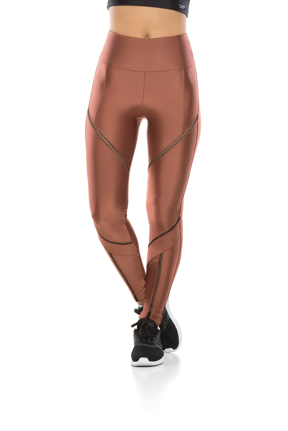 Hellokini - High Rise Metallic Bronze Legging - 1 COLOR -