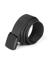 Thumbnail for Mens Adjustable Nylon Strap Military Tactical Web Belt Plastic Buckle - 6 COLORS -