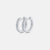 Thumbnail for Moissanite 925 Sterling Silver Huggie Earrings