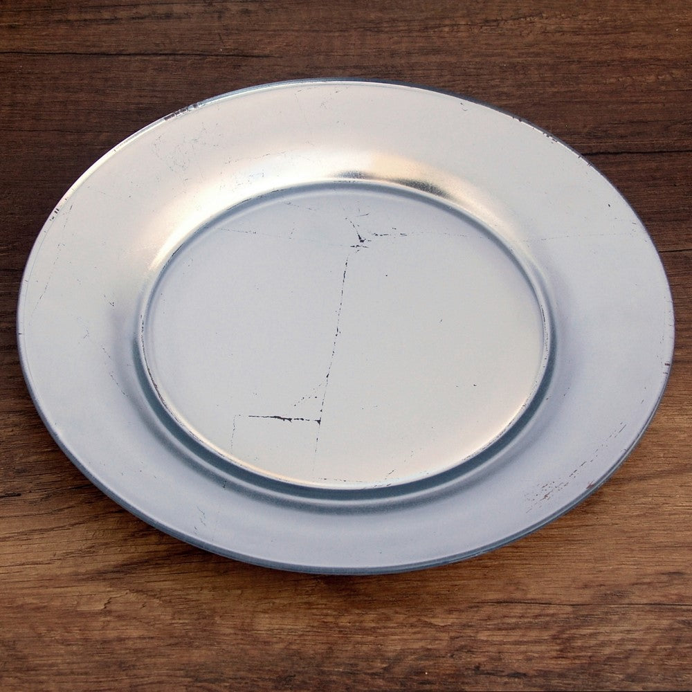 GILT - PRIMA Set/4 Silver Salad Plates -