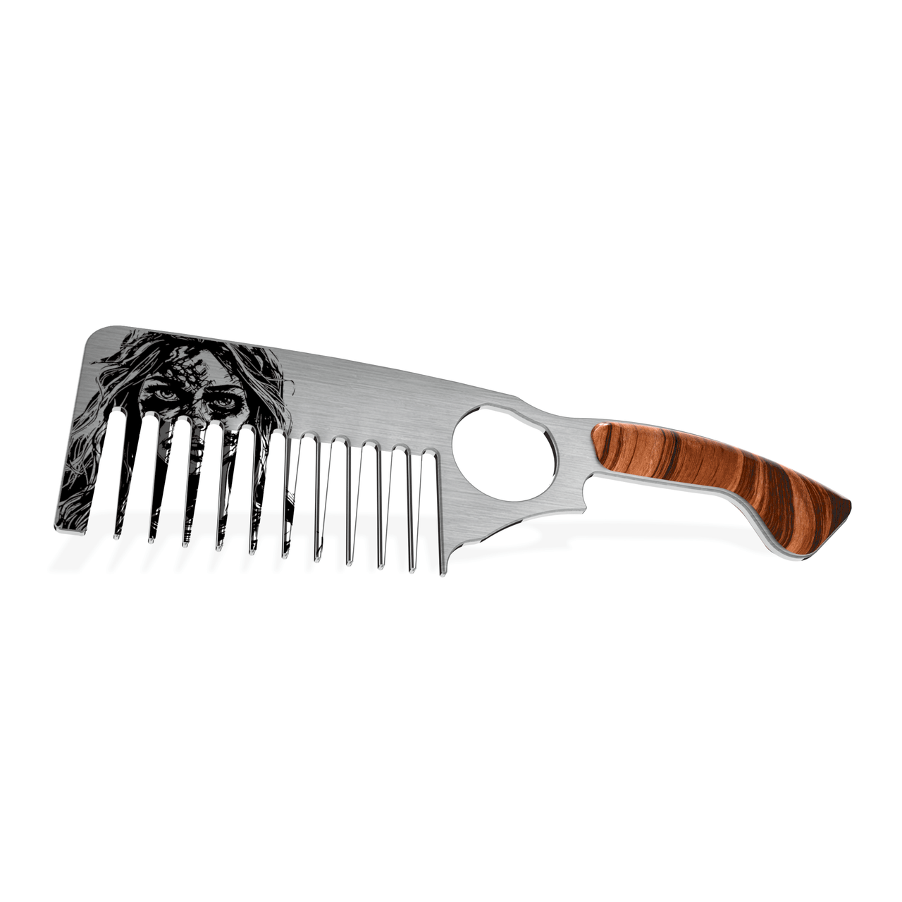 Zombie Girl Beard Comb -