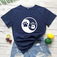 Thumbnail for Yin Yang Palm and Paw Print - [23 DAY DELIVERY] - 17 COLORS -