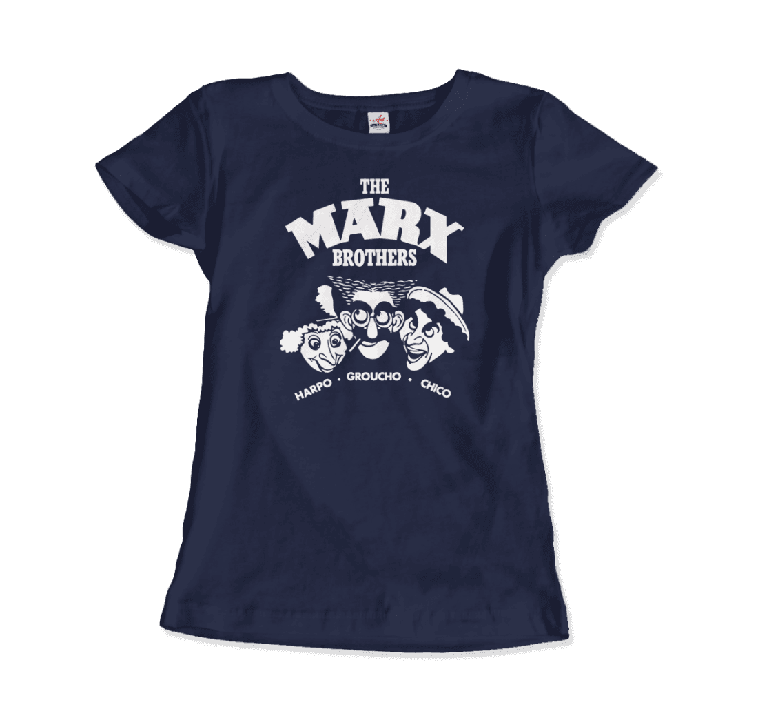 The Marx Brothers, Harpo, Groucho and Chico T-Shirt - 5 COLORS -