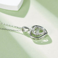 Thumbnail for Moissanite 925 Sterling Silver Heart Necklace