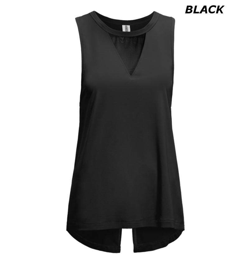 Women's Tie Back Muscle Tee - 4 COLORS -