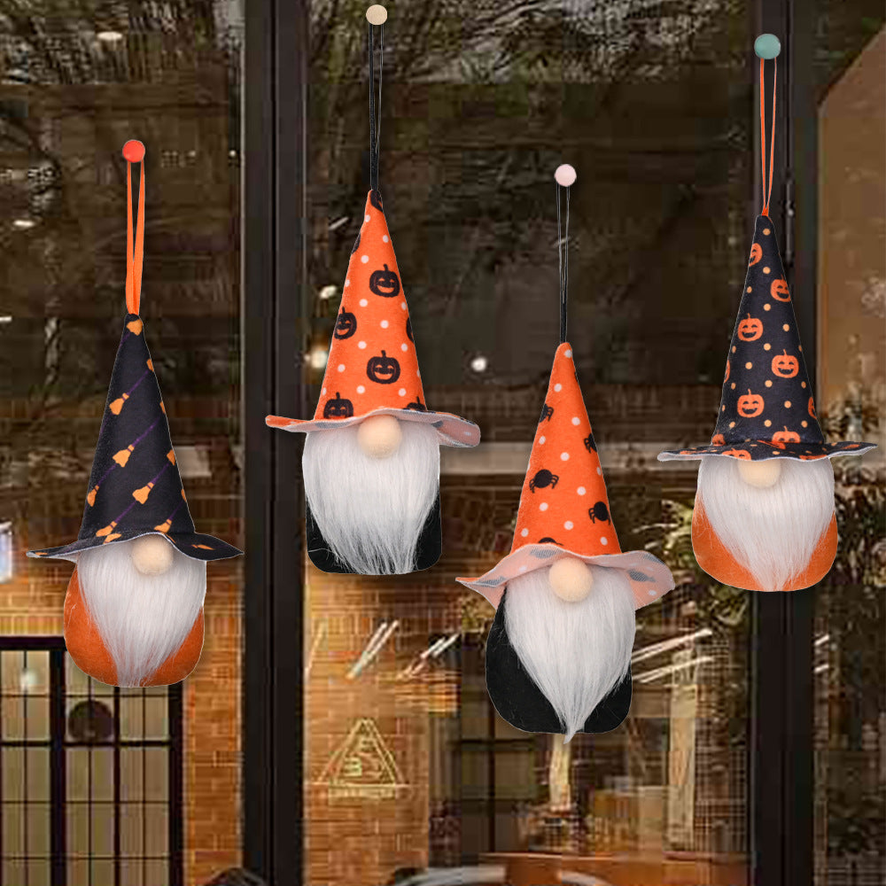 Assorted 2-Piece Halloween Gnomes - Hanging ornaments - [5-10 DAY DELIVERY] -  - 6.3" - T - 10 SET TYPES -