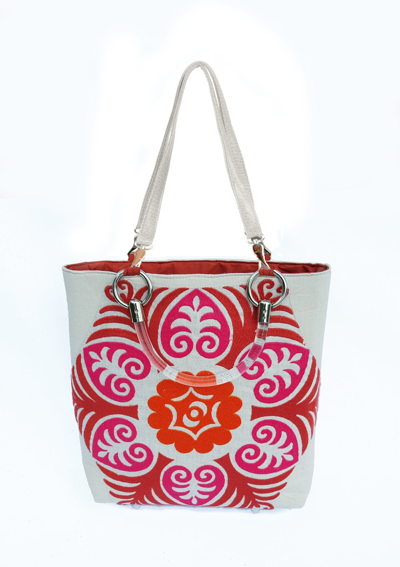 Baxter Designs - Suzani Magenta Small Tote - 1 COLOR -