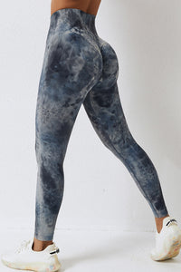 Thumbnail for High Waist Tie-Dye Long Sports Pants - T - 8 COLORS -