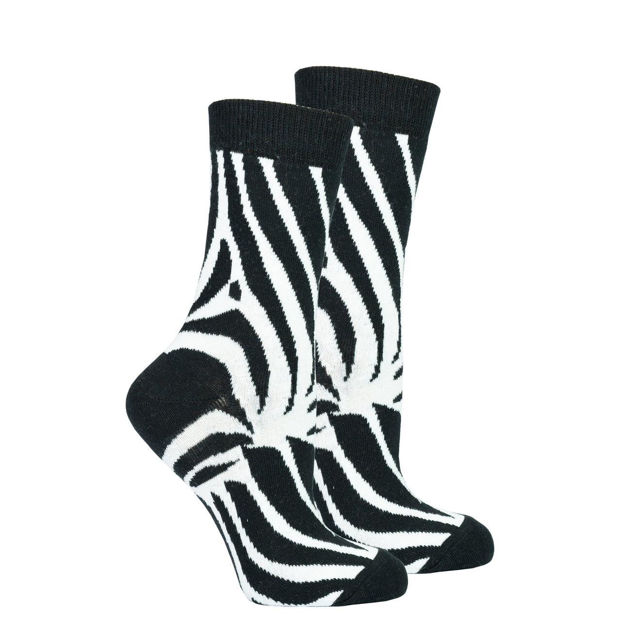 Women's Zebra Socks - 1 COLOR -