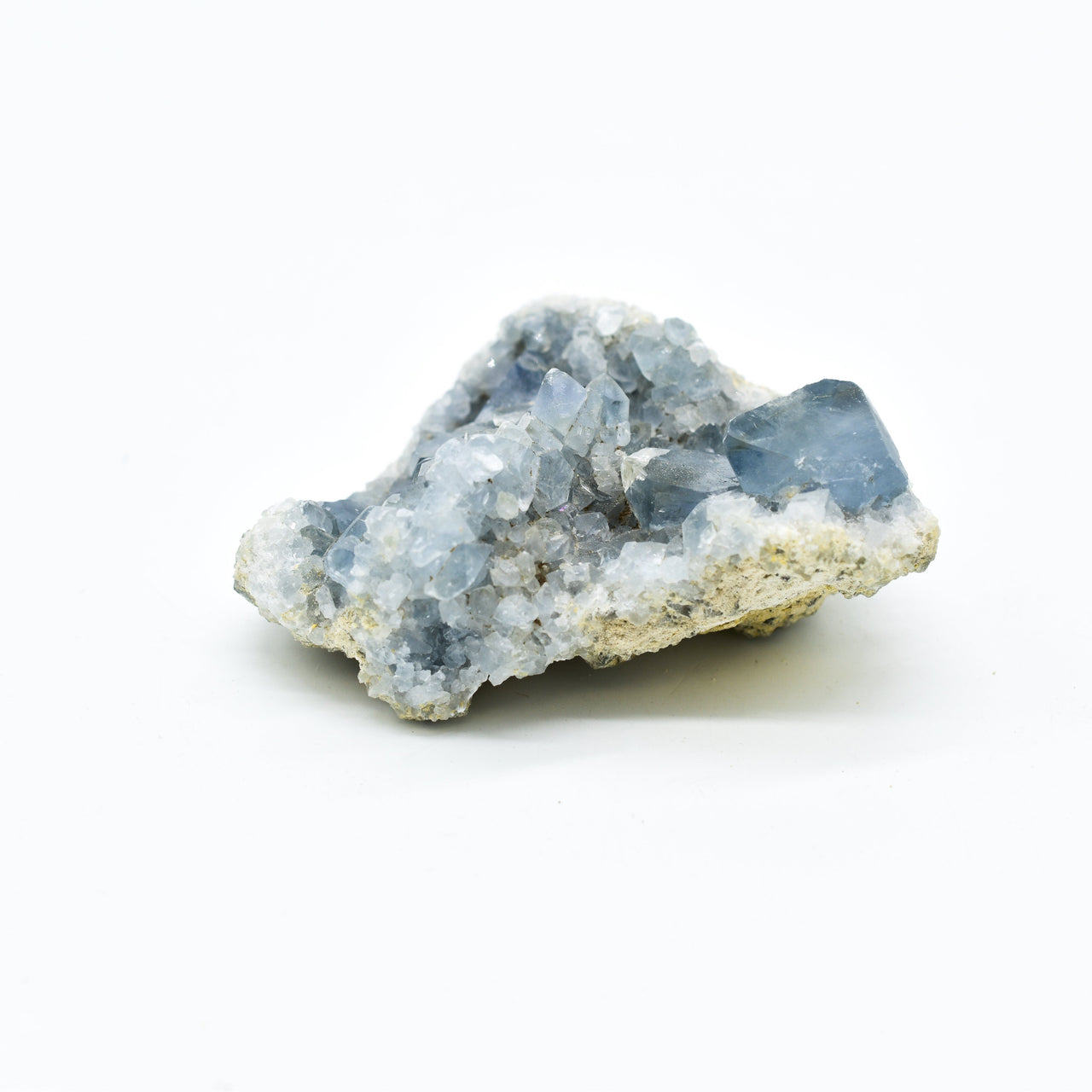 Whyte Quartz - Grade a Celestite Druzy Clusters - 7 WEIGHTS -