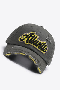 Thumbnail for ATLANTIC Graphic Distressed Baseball Cap - T - 7 COLORS -