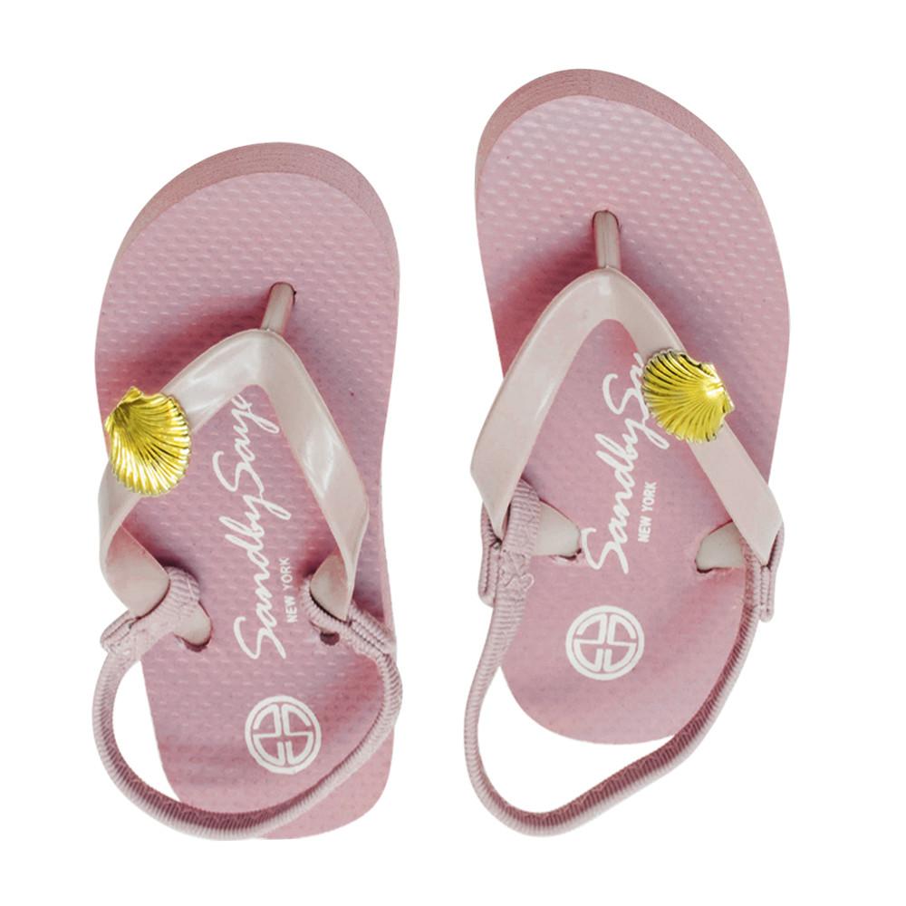 SAND BY SAYA N.Y. - Gold Shell - Baby / Kids Sandal - 2 COLORS -