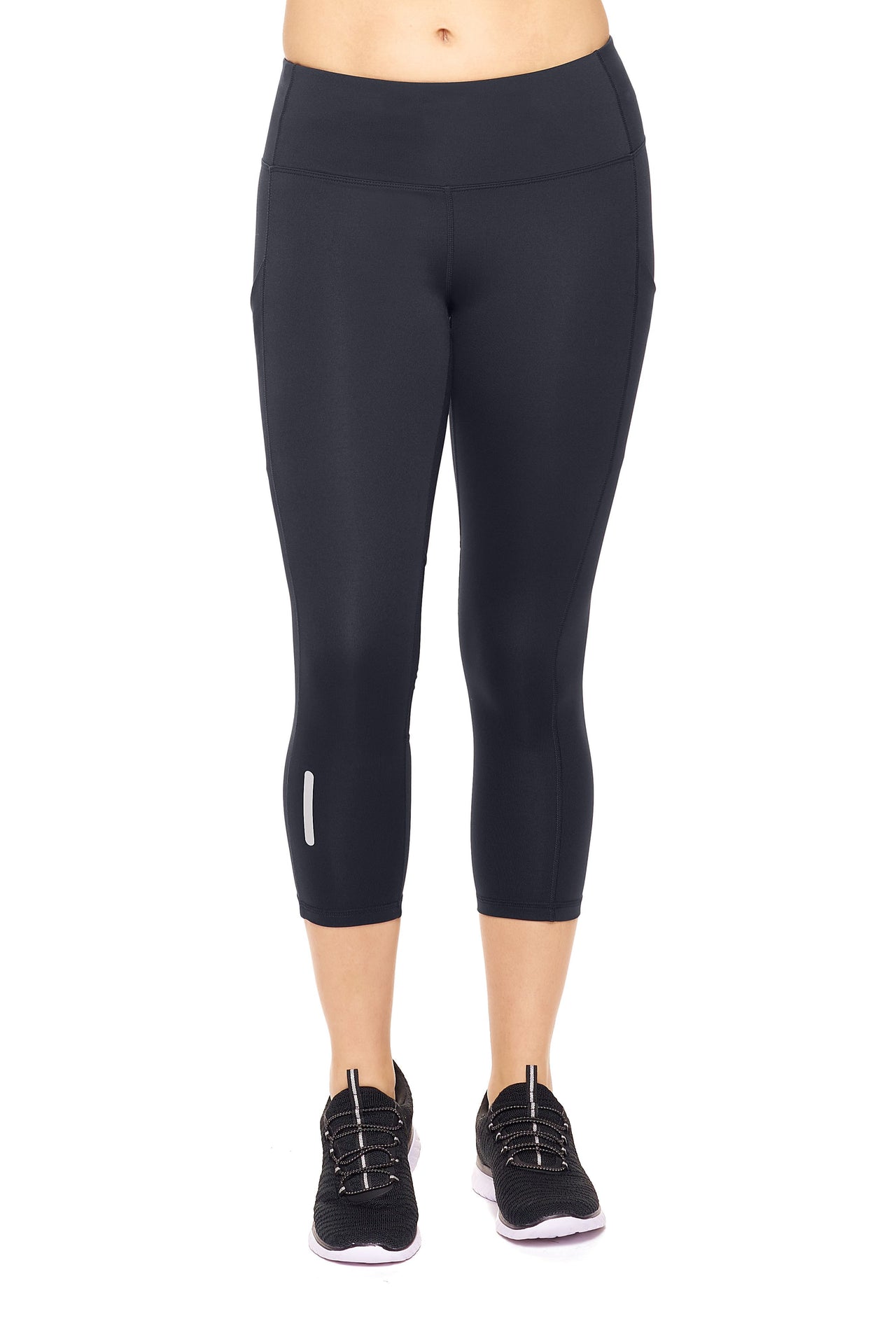 Women's Mesh Panel Capri Legging -1 COLOR -