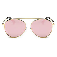 Thumbnail for Bethel | CA08 - Retro Mirrored Lens Teardrop Aviator Sunglasses - 6 COLORS -