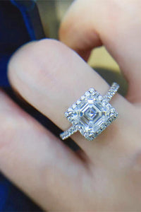 Thumbnail for 2 Carat Moissanite 925 Sterling Silver Ring