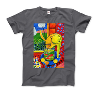 Thumbnail for Henri Matisse the Cat With Red Fishes 1914 Artwork T-Shirt - 6 COLORS -