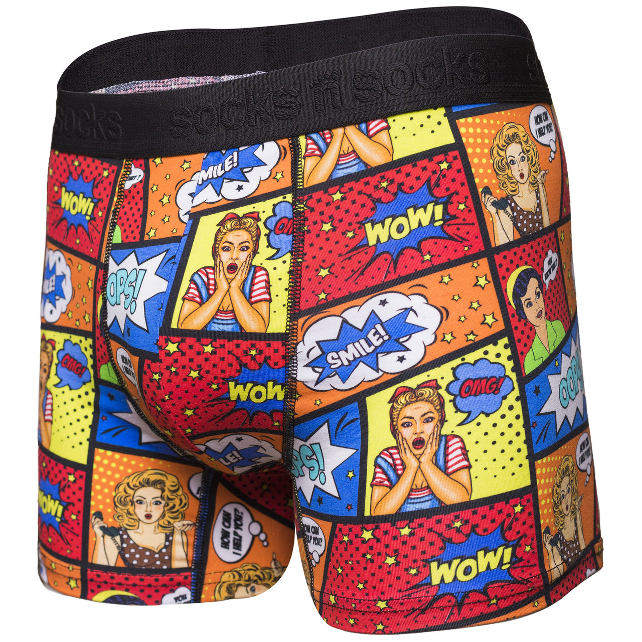 Men's Pop Art Boxer Brief - 1 COLOR -