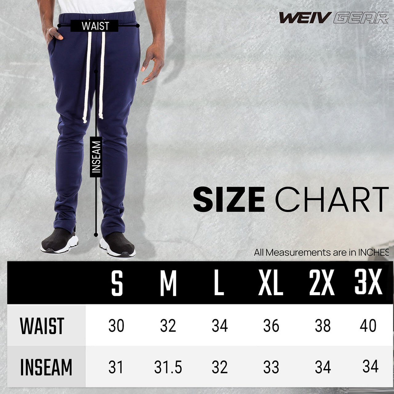 Essential Basic Solid Track Pants - 1 COLOR -