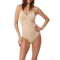 Thumbnail for Seamless Bodysuit With Adjustable Straps Nude -