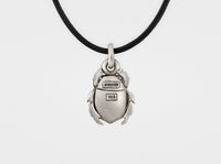 Thumbnail for Snake Bones - Scarab Beetle Pendant in Sterling Silver -