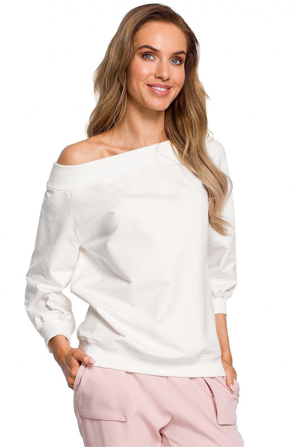 MOE - Off shoulder Sweatshirt  - 1 COLOR -