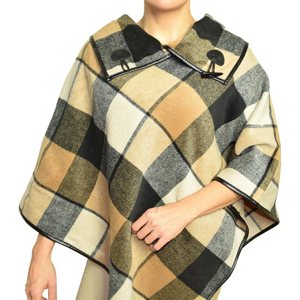 ClaudiaG - Plaid Shawl - 1 COLOR