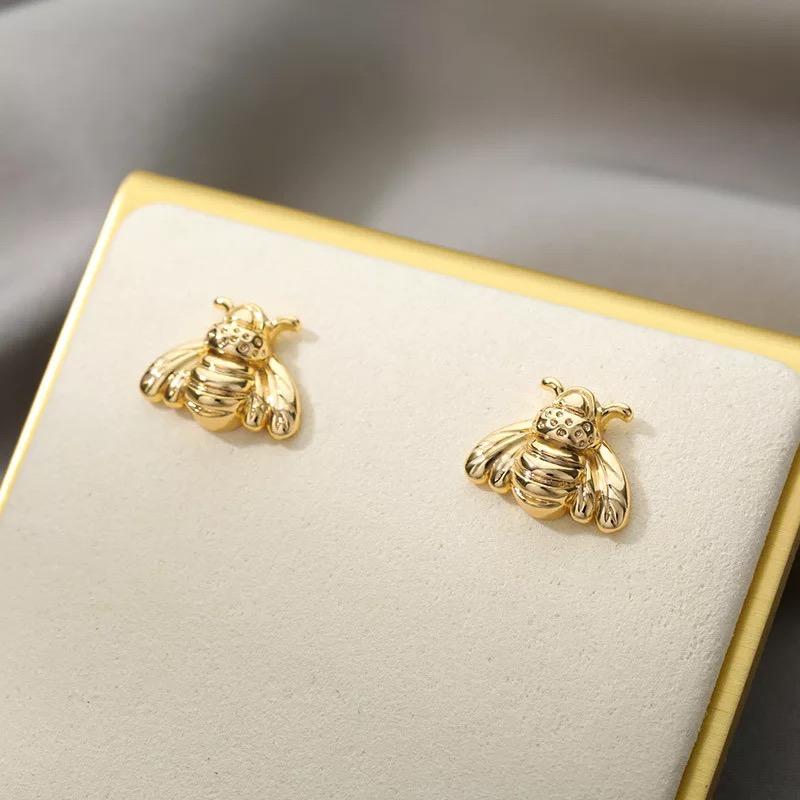 Ellison & Young - Bumble Bee Stud Earrings -