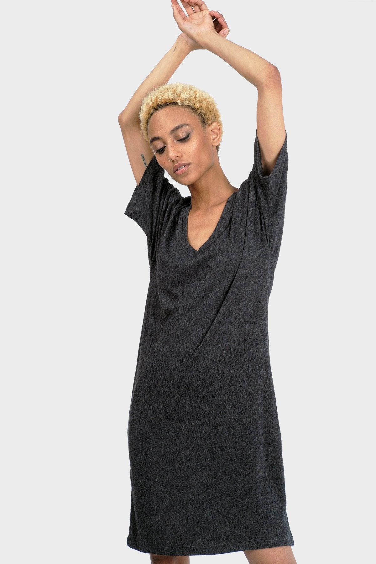 337 BRAND - Mika Organic T-Shirt Dress - 1 COLOR -