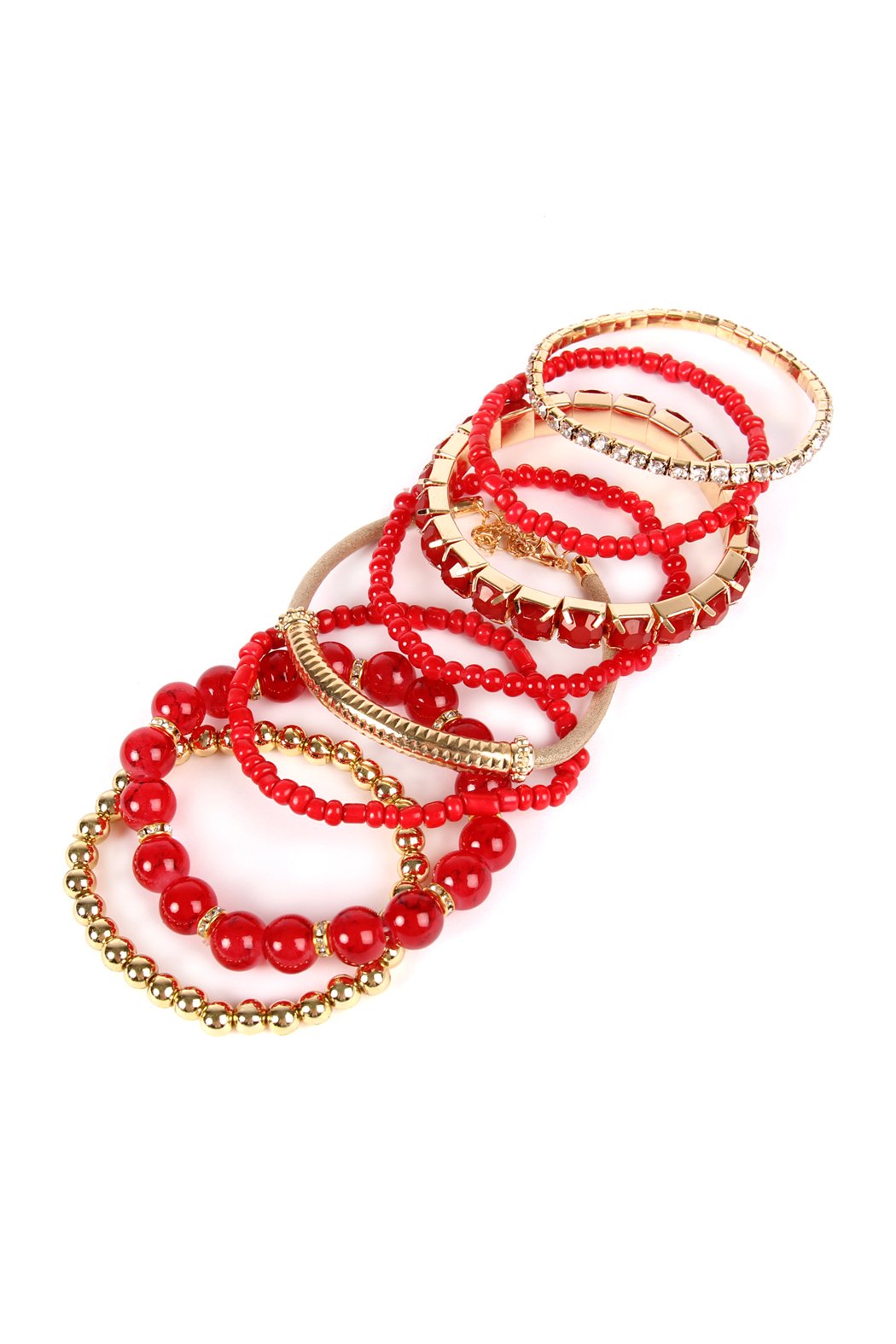 Multicolor Beaded Stretch Bracelet  - 26 COLORS