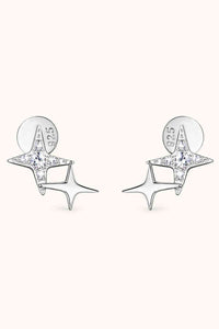 Thumbnail for Moissanite 925 Sterling Silver Star Shape Earrings