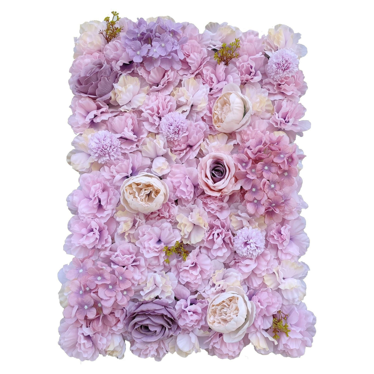 Artificial Flower Wall Backdrop Panel 40cm X 60cm Faux Pink Flowers -