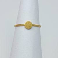 Thumbnail for Tiny Disc Stackable Ring - 3 SYMBOLS