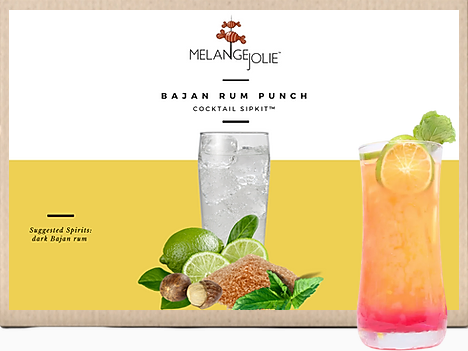 Mélange Jolie Bajan Rum Punch Cocktail SipKit™