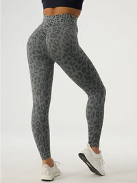 Thumbnail for Leopard High Waist Active Leggings - T - 4 COLORS -