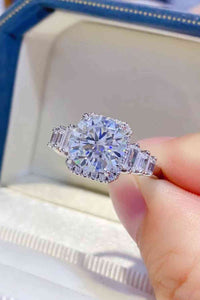 Thumbnail for 3 Carat Moissanite 925 Sterling Silver Ring