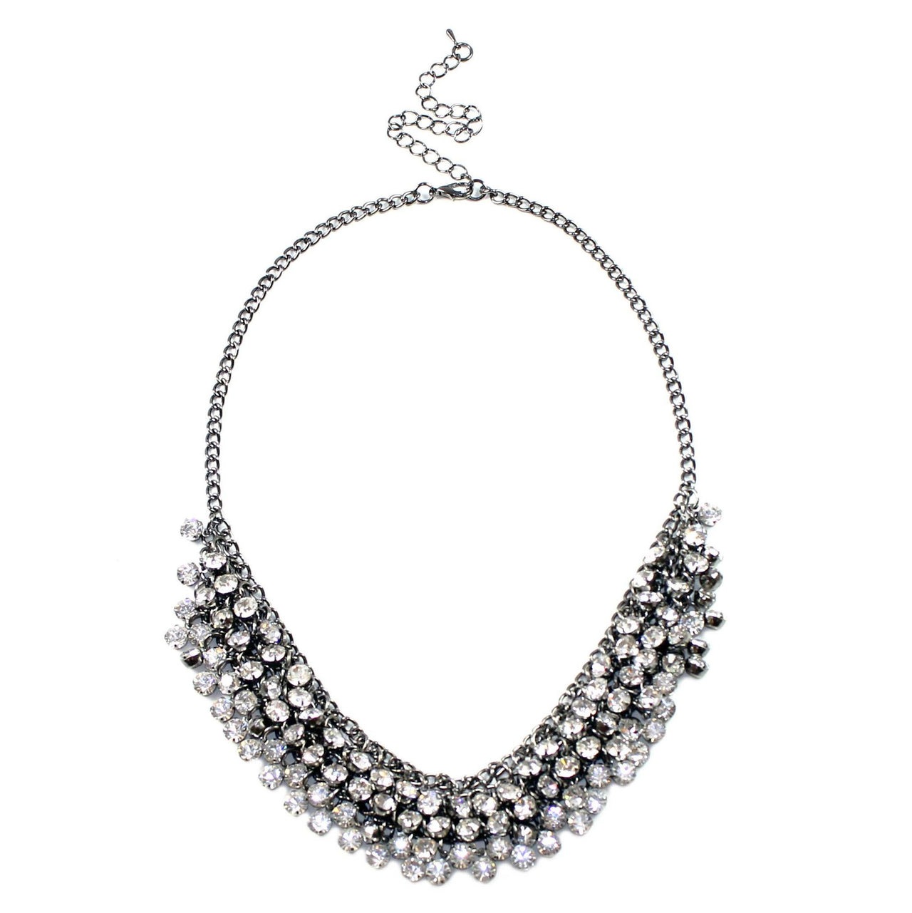 KRISTIN PERRY - Crystal Collar Necklace - 1 FINISH -