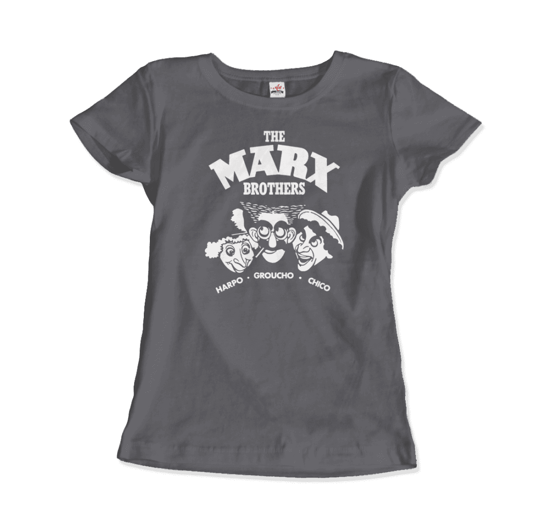 The Marx Brothers, Harpo, Groucho and Chico T-Shirt - 5 COLORS -