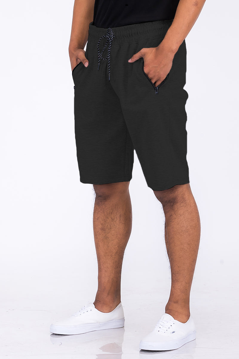 Heathered Cotton Shorts - 1 COLOR -