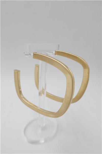 Overall Luxe Square Hoop Earrings -