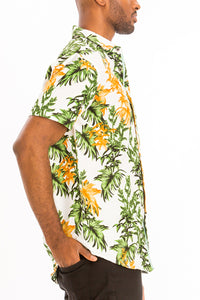 Thumbnail for WEIV - Digital Print Hawaiian Short Sleeve Shirt -