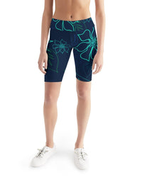 Thumbnail for FYC - Women's Active Comfort Aloha Mid-Rise Bike Shorts - 1 COLOR -