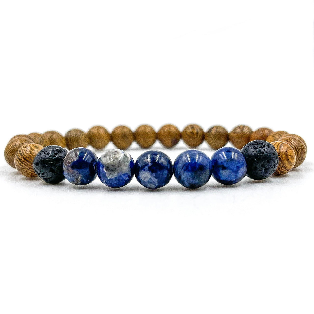 Kingston - Blue Sodalite & Zebrawood -