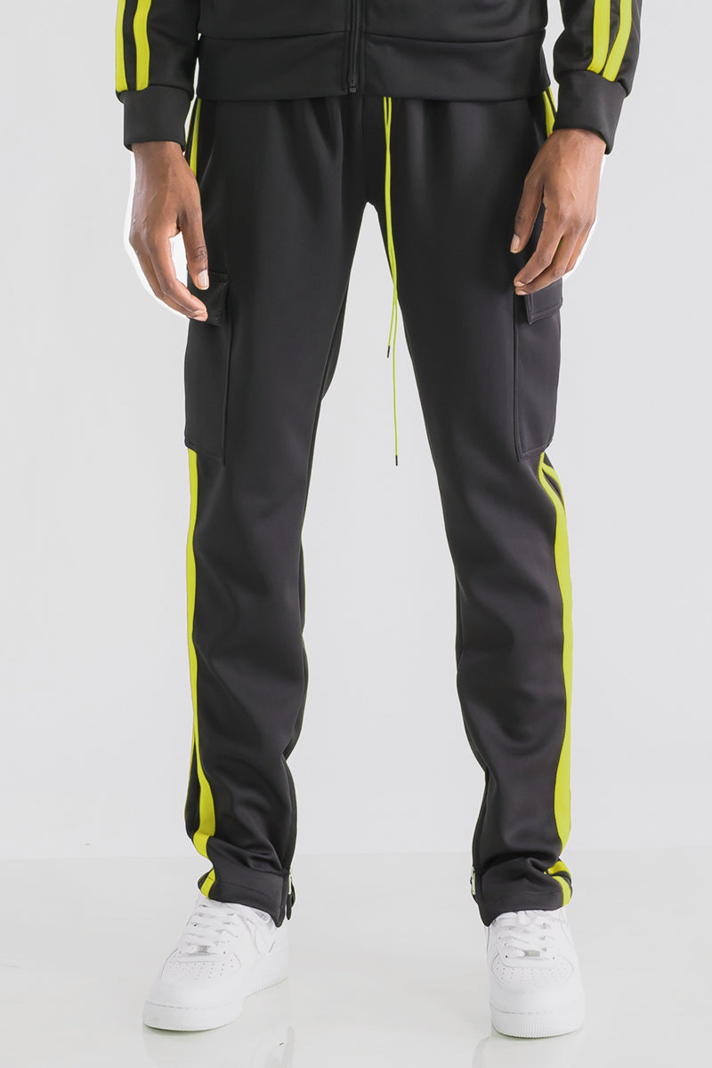 Two Stripe Cargo Track Pants - 1 COLOR -