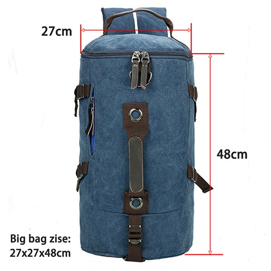 Large Mountaineering Travel Backpack - 2 SIZES - 5 COLORS -