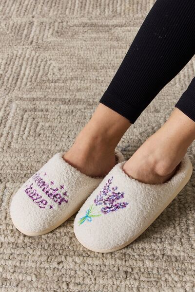 Melody Sequin "lavender haze" Pattern Cozy Slippers - T - 1 COLOR -