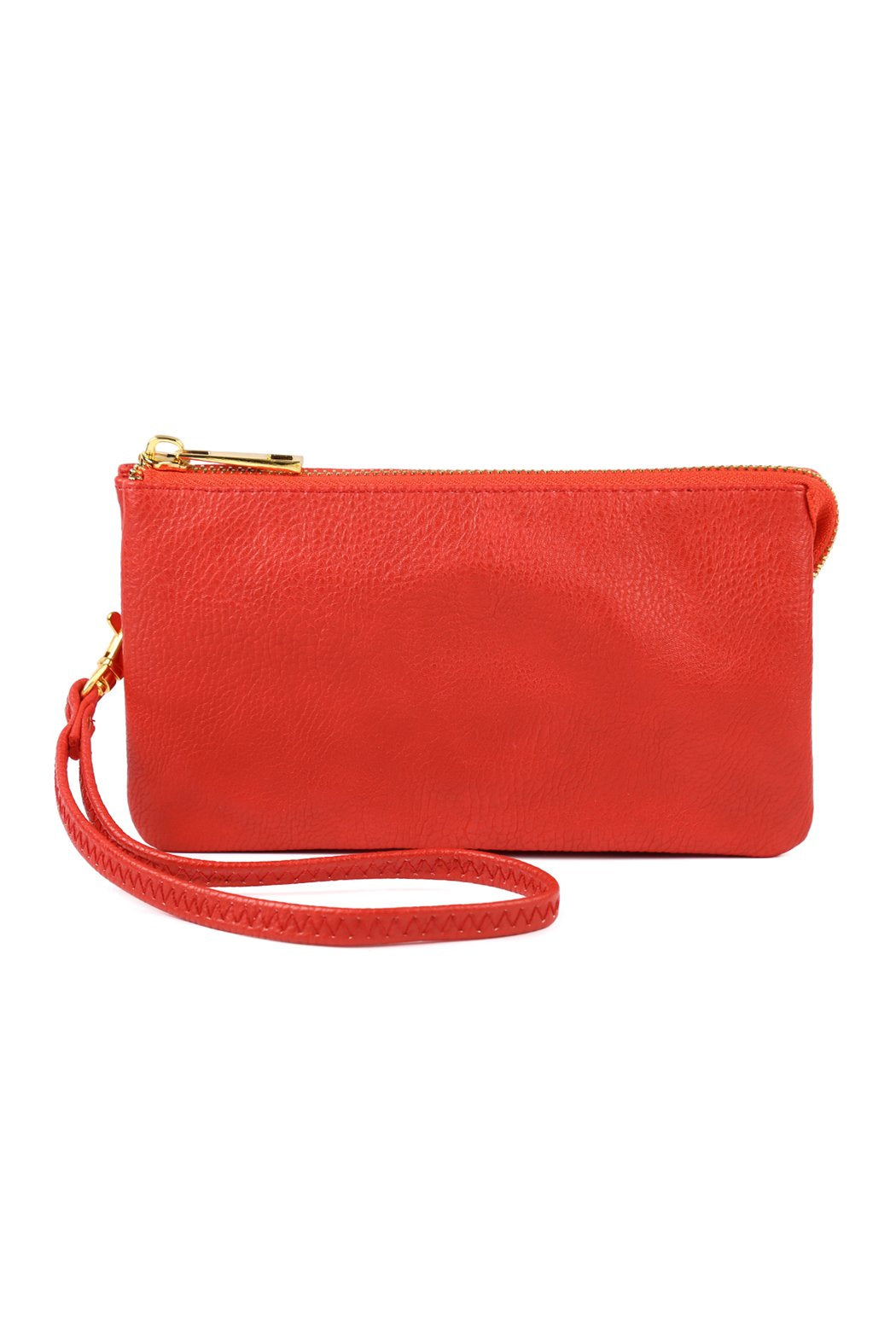 Riah Fashion - Leather Wallet With Detachable Wristlet - 25 COLORS -