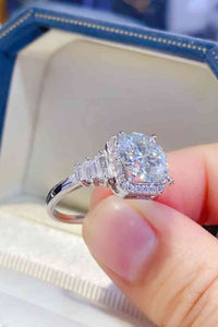 Thumbnail for 3 Carat Moissanite 925 Sterling Silver Ring